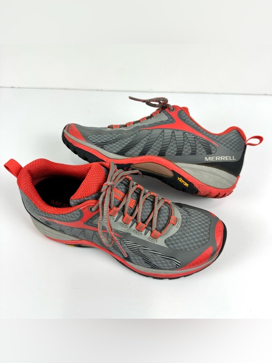 Merrell Shoes - MERRELL Siren Edge 3 Monument Coral Hiking Shoes Lace Up Women's Size 7 Low Cut